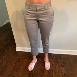 Banana Republic cropped gray pants - size 2